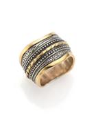 Konstantino Hebe 18k Yellow Gold & Sterling Silver Ring