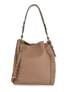 Vince Camuto Small Grained Leather Hobo Bag