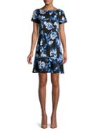 Karl Lagerfeld Paris Floral-print Mini Dress