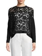 Valentino Floral Lace Sweater