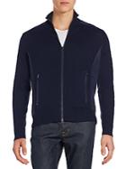 Saks Fifth Avenue Quilted-panel Wool & Cashmere Jacket