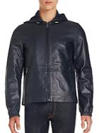 Michael Kors Nappa Long Sleeve Hooded Jacket