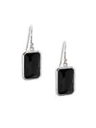 Ippolita Black Onyx & Sterling Silver Drop Earrings