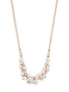 Adriana Orsini Crystal Cluster Frontal Necklace
