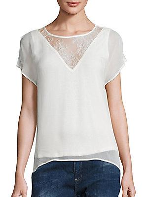Set Lace Inset Tee