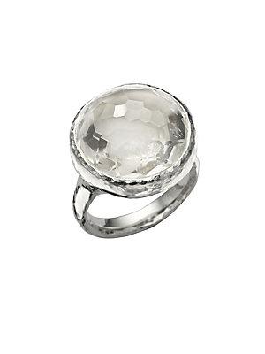 Ippolita Clear Quartz & Sterling Silver Ring