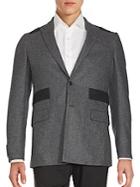 Givenchy Patched Wool Sportcoat