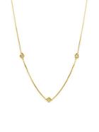 David Yurman Infinity 18k Yellow Gold & Diamond Necklace