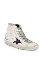 Golden Goose Deluxe Brand Superstar Distressed Leather High-top Sneakers