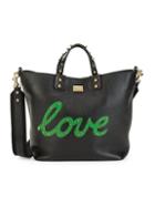 Dolce & Gabbana Studded Leather Tote