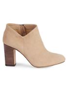 Splendid Neves Suede Stacked-heel Ankle Boots