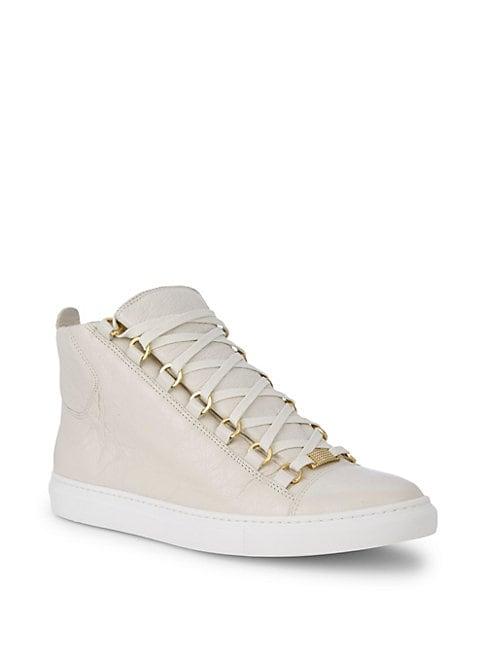 Balenciaga High-top Leather Sneakers