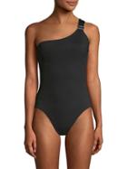 Amoressa By Miraclesuit Eclipse Gemini One-shoulder One-piece Swimsuit