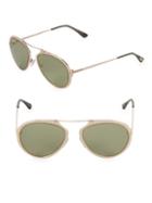 Tom Ford 18mm Aviator Sunglasses