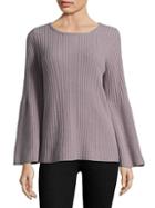 Saks Fifth Avenue Roundneck Bell-sleeve Cashmere Sweater