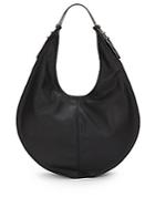 French Connection Goldtone Faux Leather Hobo Bag