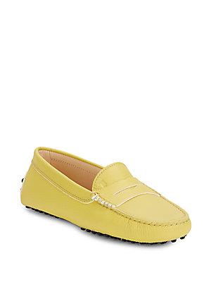 Tod's Gommini Studded-heel Penny Loafers
