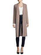 Saks Fifth Avenue Open Front Cashmere Maxi Duster