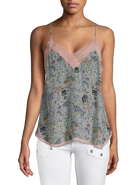 Zadig & Voltaire Christy Lace-trimmed Camisole