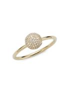 Saks Fifth Avenue 14k Yellow Gold And Diamond Ring