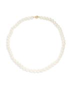 Masako 14k Yellow Gold & 7-8mm White Akoya Pearl Necklace/16