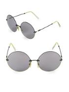 Saint Laurent 60mm Circle Sunglasses