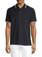 French Connection Textured Cotton Polo