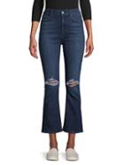7 For All Mankind High-rise Destroyed Kick Flare Jeans