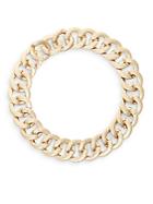 Adriana Orsini Curb Chain Collar Necklace/goldtone