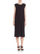 Eileen Fisher Solid Side Slit Dress