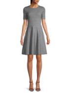 Saks Fifth Avenue Marled Fit-&-flare Dress