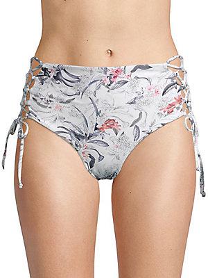 Rachel Roy Floral High-waist Bikini Bottom