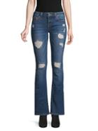 True Religion Becca Distressed Bootcut Jeans