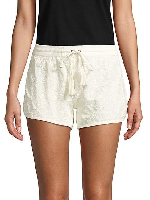 Raga Floral Embroidered Shorts