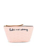 Deux Lux Madera Printed & Embroidered Pouch