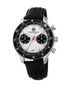Bruno Magli Marco 1081 A Chronograph Stainless Steel & Leather-strap Watch