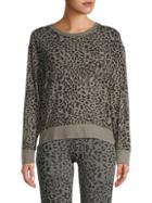 Chrldr Leopard-print Sweatshirt