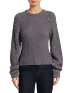 Theory Sculpted Sleeve Wool Pullover