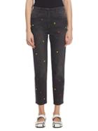 Peserico Heart-embroidered Cropped Jeans