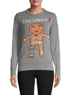 American Stitch Graphic Pullover Sweater
