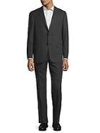 Hickey Freeman Pinstriped Wool Suit