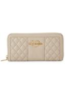 Love Moschino Portafogli Quilted Faux Leather Continental Wallet