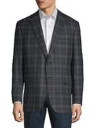 Brioni Checkered Suit Jacket