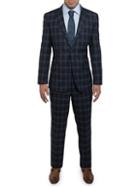English Laundry Modern Fit Check Wool Suit