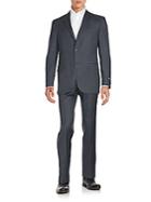 Saks Fifth Avenue Regular-fit Pinstriped Wool Suit