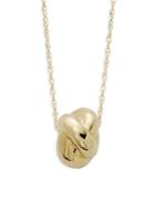 Saks Fifth Avenue 14k Yellow Gold Knotted Pendant Necklace