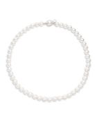 Majorica 8mm White Pearl & Sterling Silver Necklace