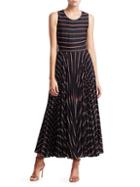 A.l.c. Halle Stripe Pleated Dress