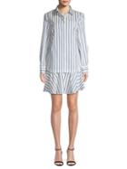 Derek Lam Striped Cotton Shirtdress