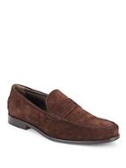 Tod's Soft Suede Penny Loafers